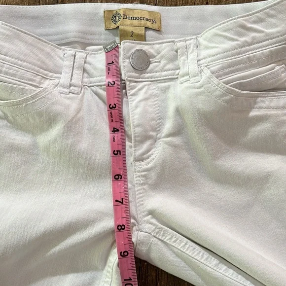 Democracy Women's Skinny Jeans - White - Picture 8 of 9
